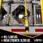 US Cargo Control Heavy Duty Yellow Fixed End - Image 3