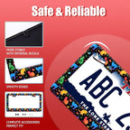 Colorful Cat License Plate Frame Cute Pet Butterfly License Plate Holder Funny - Image 2
