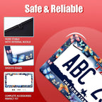 Colorful Butterfly License Plate Frame Fantasy Butterflies License Plate Frames - Image 2