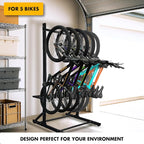 Freestanding 5 Bike Storage Rack - Image 7
