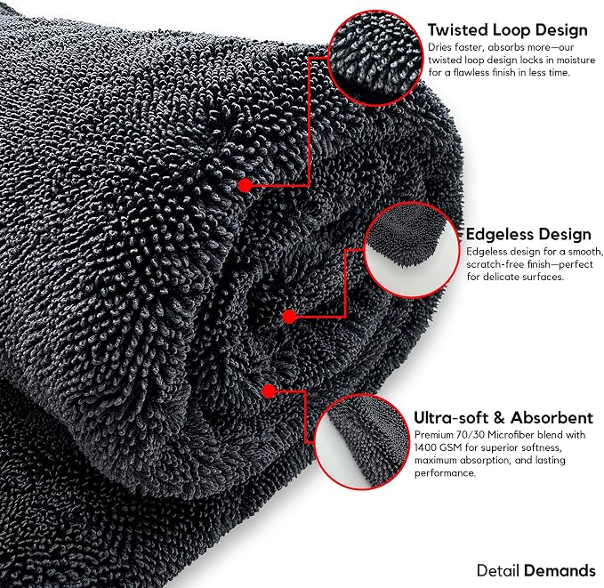 Extra Large Car Drying Towel - Image 3