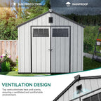 YITAHOME 8x10 FT Outdoor Storage Shed - Image 5