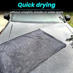 2 Pack 1300 GSM Car Drying Towel, Double-Sided Microfiber Towels - Image 3