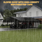 20' x 30' x 8.5' Heavy Duty Metal Carport - Image 9