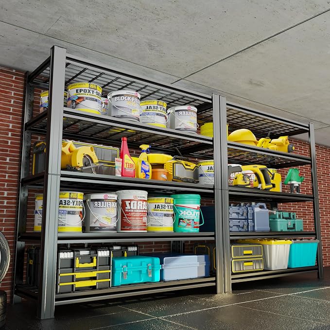 72''H Garage Shelving 3500LBS Capacity Heavy Duty Storage Shelves, Adjustable 5 - Image 2