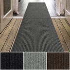 iCustomRug Spartan Weather Warrior Indoor/Outdoor Utility Ribbed Carpet Runner by iCustomRug