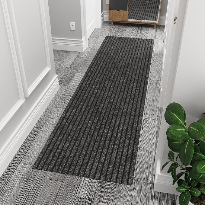Ottomanson 2'7" x 5' Mud Mat Area Rug Scraper Carpet by Ottomanson