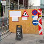 Stainless Steel No Parking Sign Portable Foldable Handle 2-Pack - Image 5