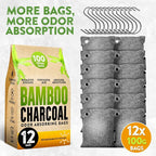 Charcoal Odor Absorber for Strong Odor, Bamboo Charcoal Air Purifying Bag - Image 5