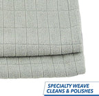 Unger 12” x 12” Microfiber Glass and Mirror Cloths, 2 Pack, Wet and Dry - Image 2