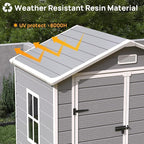 Resin Outdoor Storage Shed - Image 4