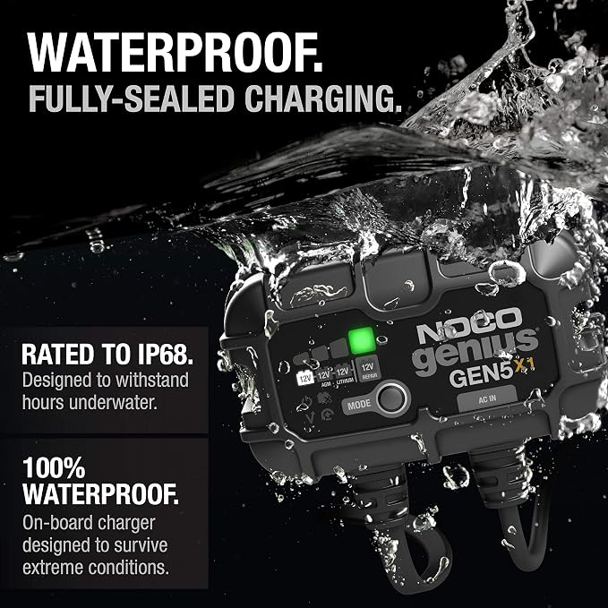 NOCO Genius GEN5X1: 1-Bank, 5A Onboard Battery Charger - Image 3