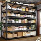 83.8" H Garage Shelving 59.8" W Metal Shelving 3000LBS Storage Shelves Heavy - Image 8