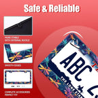 Dragonflies License Plate Frame Funny Dragonfly License Plate Frames Stainless - Image 2