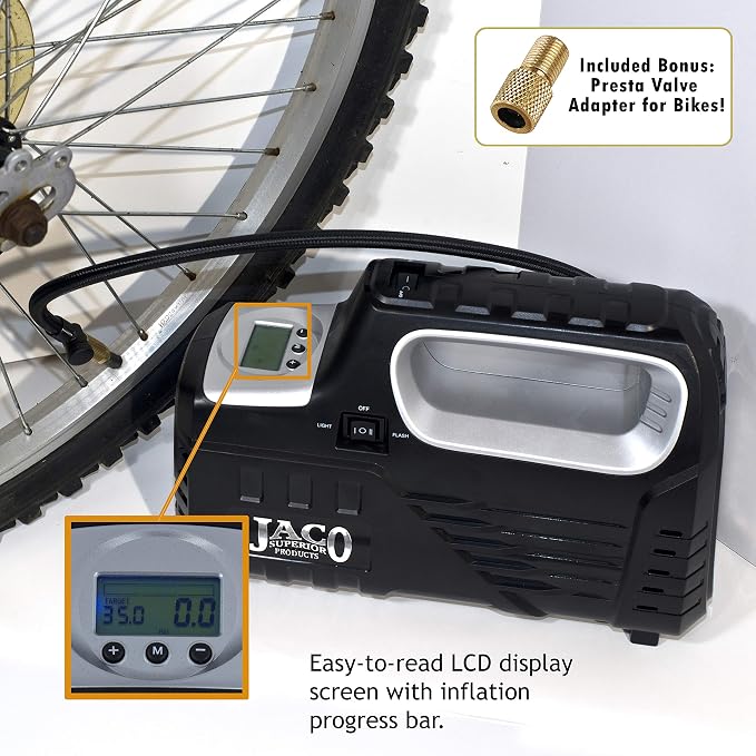 JACO SmartPro 2.0 AC/DC Digital Tire Inflator Pump - Image 4