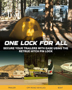 RETRUE Trailer Hitch Locks, 5/8" Locking Hitch Pin - Image 7
