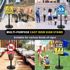 Parking Sign Post with Base - Image 6