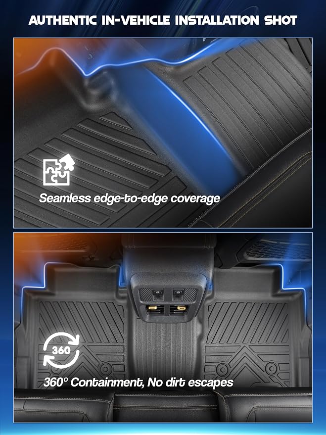Car Floor Mats for Ford Bronco 4 Door 2025 2024-2021 Accessories, TPE All - Image 6