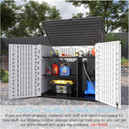 Sheds & Outdoor Storage, 34 Cu.ft Horizontal Storage Sheds Outdoor - Image 2