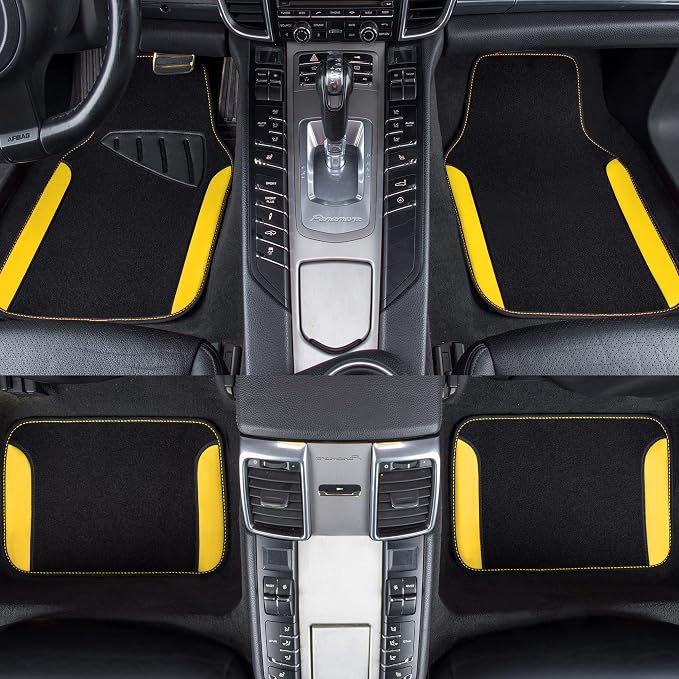 CAR PASS Waterproof Universal Fit Car Floor Mats, Car Mats Fit - Image 3