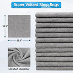 FIXSMITH Shop Towels, Microfiber Towels - Image 2