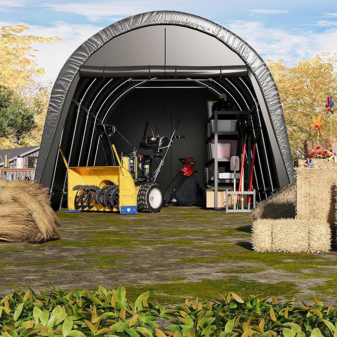 EROMMY Carport 13 x 20 FT Heavy Duty, Portable Garage - Image 8