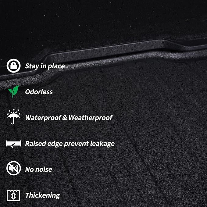 Cargo Liners for 2025 Nissan Murano TPE All Weather Protection Car Trunk Mat - Image 5