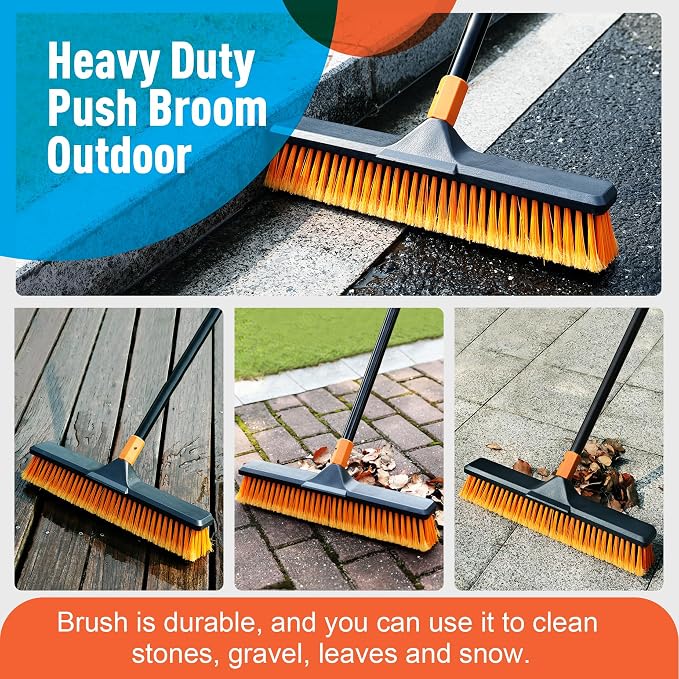 2 Set 18" Push Broom Outdoor - Image 4