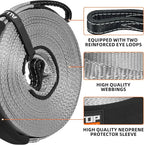 ALL-TOP Winch Extension Strap 2in x 65.6ft Min Break Strength 11000Lbs - Image 3