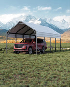 13'x21'x11' Oversized Metal Carport, Steel Heavy Duty Carport by GarveeLife