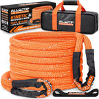 ALL-TOP Kinetic Recovery Rope 48000Lbs, 1in x 30ft, Heavy Duty 30+% Elasticity by ALL-TOP4X4