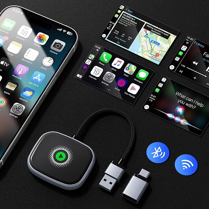 Wireless CarPlay Adapter, Wireless Car Screen Adapter - Image 6