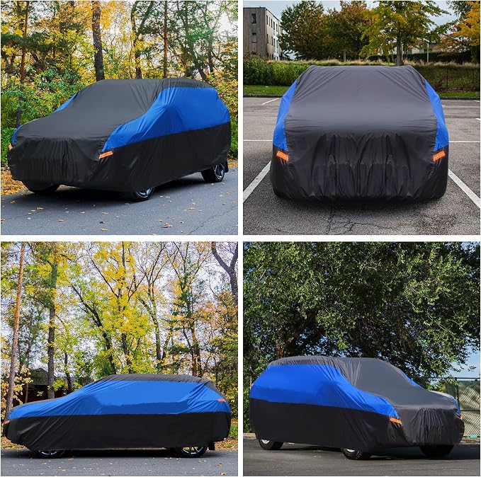 SUV Car Cover Waterproof All Weather, Cover Full Exterior Cover Windproof - Image 4