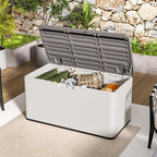 Premium Pro Edition 100 Gallon Lockable Resin Deck Box, Waterproof & - Image 3