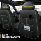 AOMSAZTO Ford Ranger Seat Covers: Full Set Custom Fit 2019 2020 2021 2022 2023 - Image 3