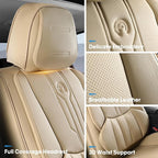 AOOG Car Seat Covers Full Set, Leather Seat Covers - Image 4