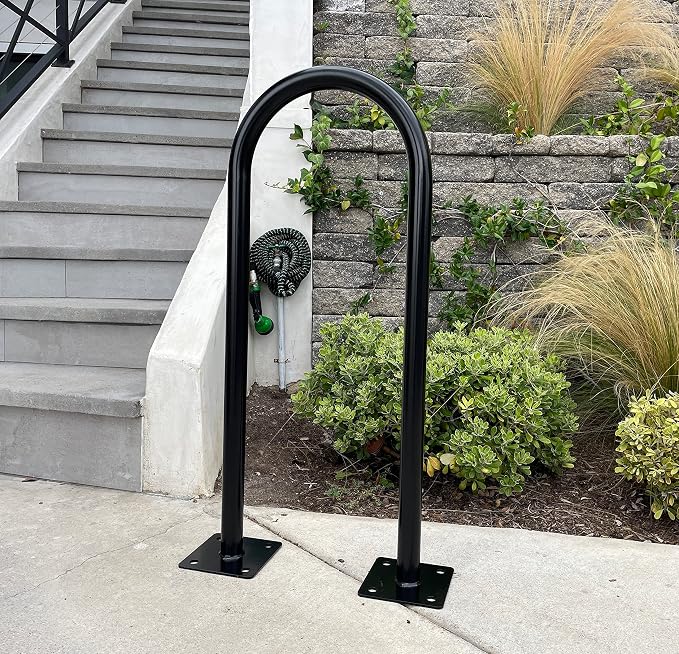 Sandbaggy In Ground Bike Rack | U Shaped, Commercial, 1 Loop, Galvanized Steel by Sandbaggy