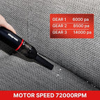 Shop-Vac Car Vacuum Cordless, 14000Pa 2-in-1 Blow/Suction Portable Air Duster - Image 5