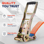 Tie Downs Ratchet Straps 2 inch X 20 ft - Image 6